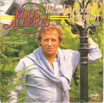 vinyl single 7 inch - Koos Alberts - Ik Zal Je Nooit Verg..., Verzenden, Zo goed als nieuw, 7 inch, Nederlandstalig