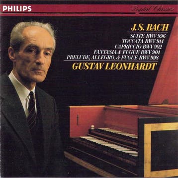 Johann Sebastian Bach, Gustav Leonhardt - Suite BWV 996, Toc, Cd's en Dvd's, Ophalen of Verzenden, Gebruikt