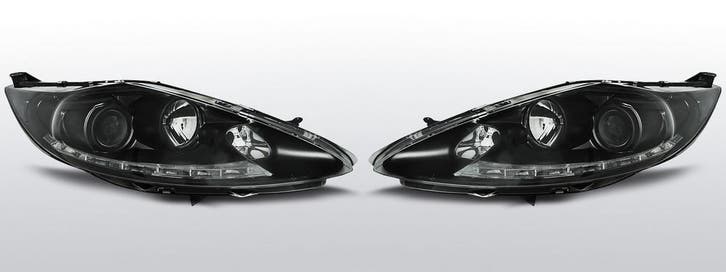 Koplampen Devil Eyes | Ford Fiesta MK7 2008-2012 | zwart, Auto-onderdelen, Verlichting, Nieuw, Ford, Verzenden