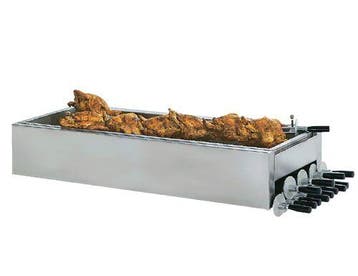 GGM Gastro | Druipbak voor kip met spieshouder voor | AWM, Verzenden, Nieuw, GGM Gastro