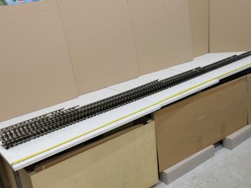 THIEL Nikkel-Rails Pakket Nr 7 Totaal 16,15 Meter (Recht), Ophalen of Verzenden, Gebruikt, Rails, Analoog
