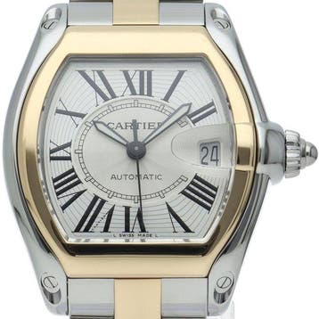 Cartier - Roadster LM Watch Combi - W62031Y4 - Heren -, Nieuw