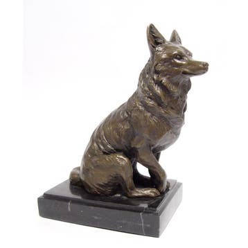 BRONZEN BEELD VAN EEN VOS (Beeldjes - Decoratie, Interieur), Verzenden, Nieuw