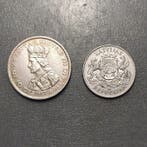 Litouwen, Letland. Lote de 2 monedas (Zonder minimumprijs)