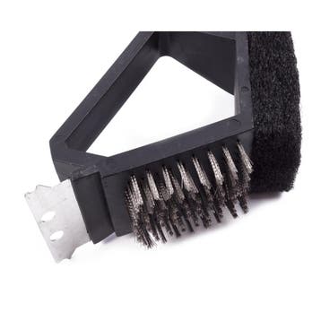 Benson BBQ en Grill borstel - 3-in-1 functie - messing, p..., Ophalen of Verzenden, Nieuw