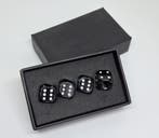 Dobbelsteen ventieldopjes zwart in cadeau-verpakking., Auto diversen