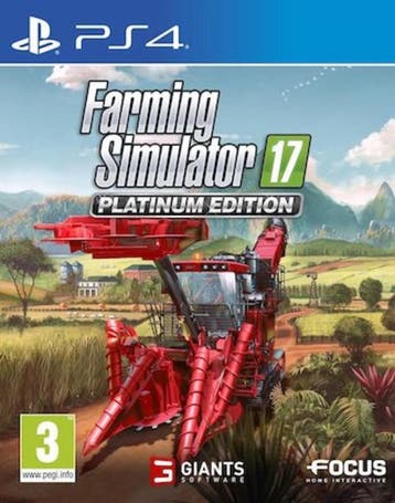 Farming Simulator 17 Platinum Edition (PS4 Games), Spelcomputers en Games, Ophalen of Verzenden, Zo goed als nieuw