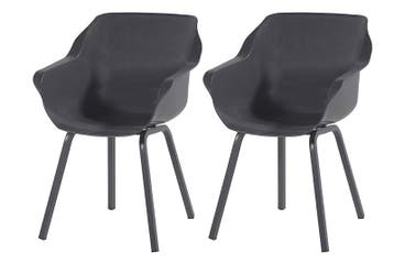 Set van 2 - Hartman Sophie Element dining armstoel - Xerix, Tuin en Terras, Verzenden, Nieuw, Overige materialen