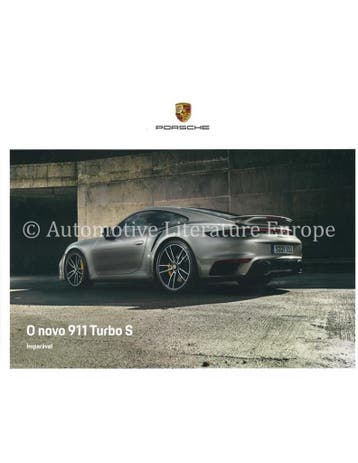 2020 PORSCHE 911 TURBO S HARDCOVER BROCHURE PORTUGEES, Boeken, Nieuw, Porsche, Author