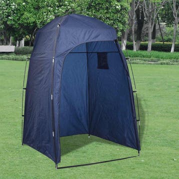 vidaXL Douche-/WC-/omkleedtent blauw, Verzenden, Nieuw
