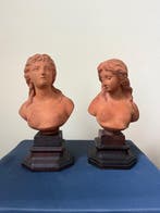 Jacques de Haen (1831-1900) - sculptuur, Allegorische, Antiek en Kunst, Antiek | Keramiek en Aardewerk