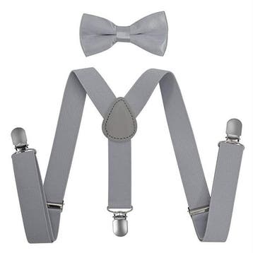 Fako Fashion - Kinder Bretels Met Vlinderstrik - 65cm -, Verzenden, Nieuw