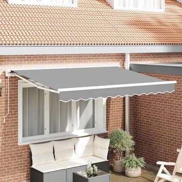 vidaXL Zijde Frame Verstelbaar Wit 3 x 2 m Staal, Tuin en Terras, Verzenden, Nieuw