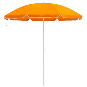 vidaXL Tuinparasol 160 cm 170T polyester Oranje, Verzenden, Nieuw