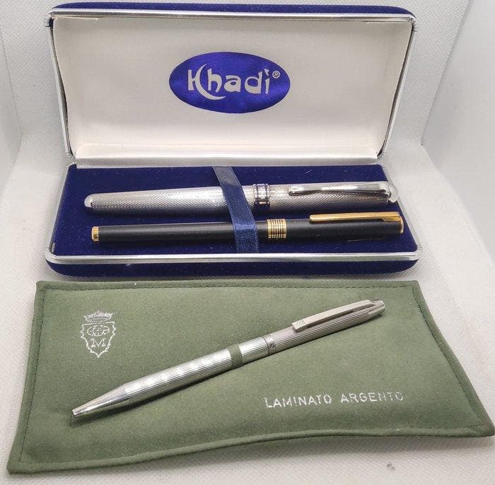 Khadi+Montegrappa+Aurora - Zonder minimumprijs - Vulpen, Verzamelen, Pennenverzamelingen