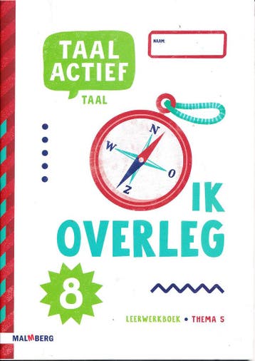Taal Actief versie 5 Leerwerkboek Taal thema 5 groep 8, Verzenden, Nieuw
