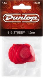 Jim Dunlop 475P1 Big Stubby Plectrum 1.00 mm 6-pack, Ophalen of Verzenden, Nieuw, Elektrische gitaar