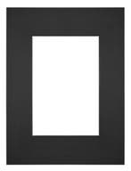 Passe-Partout 18x24 cm - Fotomaat 10x15 cm - Zwart - Voor, Verzenden, Nieuw