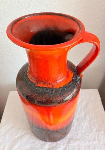 Vaas - Hoogte: 40 cm - Keramiek - Fat Lava, Jaspa Keramik