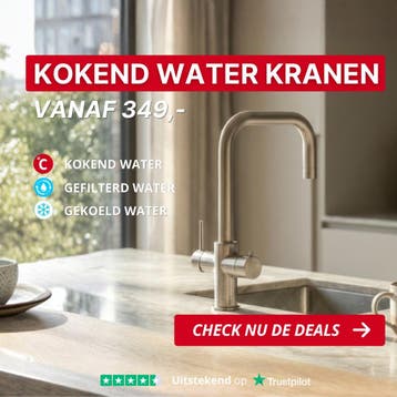 Cooker kraan set vanaf 349,- | Kokend, gekoeld, gefilterd, Ophalen of Verzenden, Nieuw