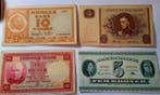 Wereld. - 4 Banknotes - Various Dates (Zonder minimumprijs)