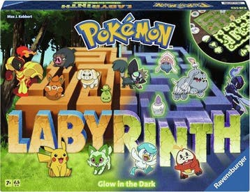 Ravensburger - Pokémon Labyrinth Glow in the Dark - Strateg, Hobby en Vrije tijd, Gezelschapsspellen | Bordspellen, Verzenden