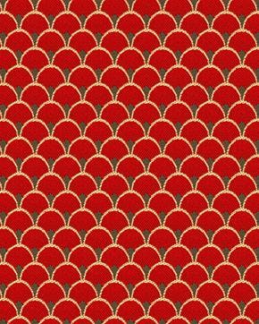 Gobelin Schubben Rood, Nieuw, Rood