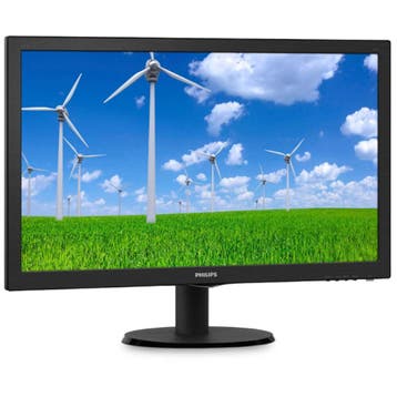 Philips 243S5LJMB1920x1080 - DP - DVI - HDMI - VGA - Zwart, Philips, Qwerty, Verzenden, Refurbished