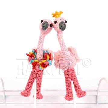 Knijpertje Flamingo (Nr. 2) - Haakpret Anja Toonen - Haakp, Ophalen of Verzenden, Nieuw