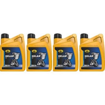 Kroon Olie Aanbieding: 4 X Helar Sp Ll-03 0W30 1L, Verzenden