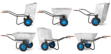 Zware Kruiwagen 420kg | Gelast Frame | Scherpe Prijs | NU!, Ophalen of Verzenden, Nieuw