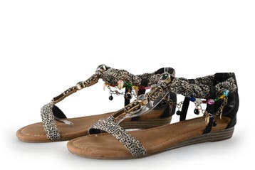Dolcis Sandalen in maat 39 Zwart, Dolcis, Verzenden, Zwart, Sandalen of Muiltjes