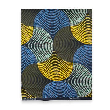Fat Quarter Afrikaanse Wax Print Stof - Groen Blauw FTQ 8717, Ophalen of Verzenden, Nieuw