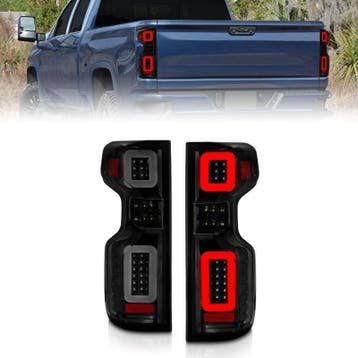 ANZO 19-21 Chevy Silverado Work Truck Full LED Taillights, Ophalen of Verzenden, Nieuw