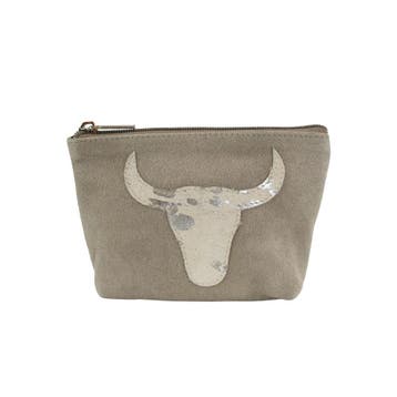 make up tas stier beige 15cm*, Verzenden, Nieuw
