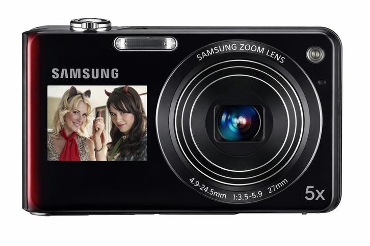 Samsung PL151 Digitale Compact Camera - Zwart/Rood, Audio, Tv en Foto, Fotocamera's Digitaal, Zo goed als nieuw, Verzenden