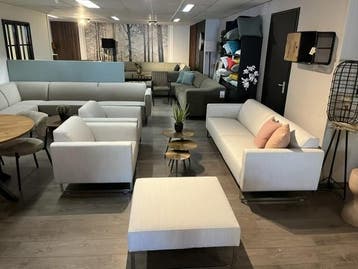 Artifort Mare ploegstof Rye 00, Zo goed als nieuw, Rechte bank, Vierpersoons of meer, Artifort Leolux Design on Stock Rolf Benz
