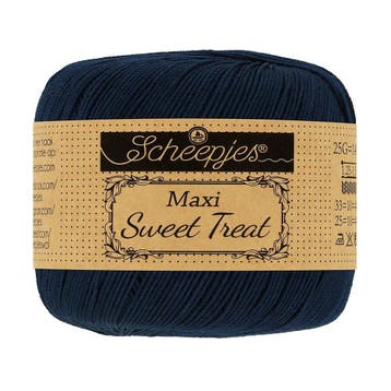 Scheepjes Maxi Sweet Treat - 124 ultramarine - Gemercerise, Hobby en Vrije tijd, Breien en Haken, Ophalen of Verzenden, Nieuw