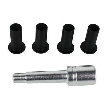 Kentrol Jeep CJ/ YJ/ TJ Door Hinge Liner - Textured Black, Ophalen of Verzenden