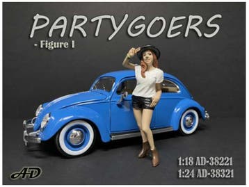 GSDCCad 00038321 1/24 Partygoers figure #1 (1:24, Figuren), Hobby en Vrije tijd, Modelbouw | Figuren en Diorama's, Ophalen of Verzenden