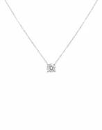 Halsketting - 14 karaat Witgoud - 1.03ct. tw. Diamant, Sieraden, Tassen en Uiterlijk, Kettingen, Nieuw
