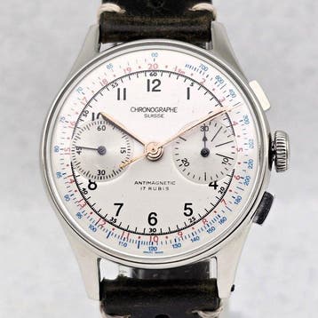 Chronographe Suisse - Cal. Landeron 48 - Telemetre &, Nieuw