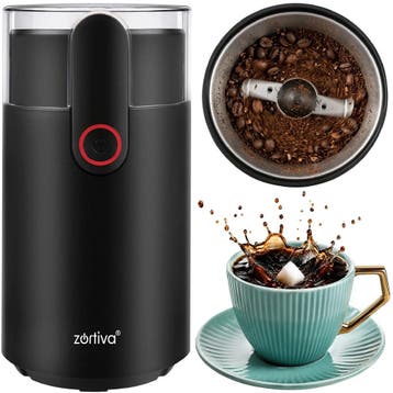 Zortiva Elektrische koffiemolen 150 W met 50 g inhoud, st..., Ophalen of Verzenden, Nieuw