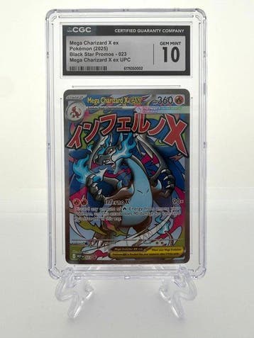 Pokémon - 1 Graded card - Mega Charizard X ex - UPC Promo -, Nieuw