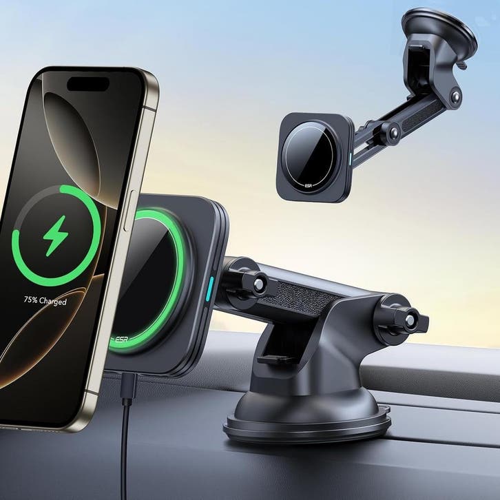 Dashboard Telefoonhouder iPhone 16/15 | Laatste Stuk!, Telecommunicatie, Autoladers, Draadloos, Nieuw, Ophalen of Verzenden