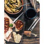 Triangle antipasti vorkjes set 50 stuks van roestvrij sta..., Ophalen of Verzenden, Nieuw, Rvs of Chroom, Bestekset