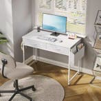 Wit Bureau met Laden en Opbergtas – Modern en Compact, Computers en Software, Laptoptafels, Verzenden, Nieuw
