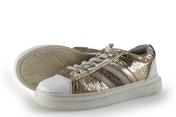 IK-KE Sneakers Meisjes in maat 32 Goud, Kinderen en Baby's, Kinderkleding | Schoenen en Sokken, Verzenden, Jongen of Meisje, IK-KE