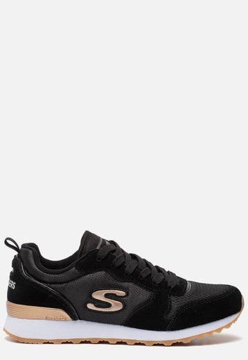 Skechers Maat 36 Og 85 - Goudn Gurl - Dames Sneakers - Zwart, Verzenden, Nieuw