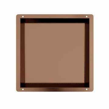 Copper RVS Inbouwnis met tegelflens 30x30x7cm, Doe-het-zelf en Verbouw, Verzenden, Nieuw